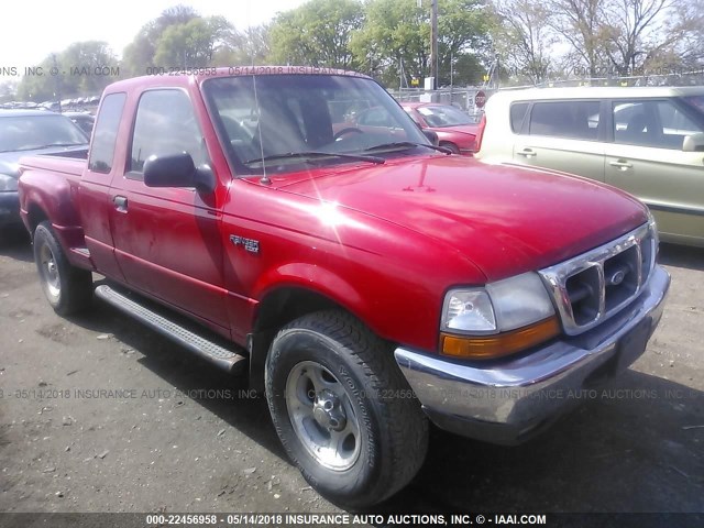 1FTZR15XXYTB33710 - 2000 FORD RANGER SUPER CAB RED photo 1
