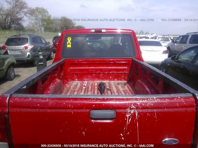 1FTZR15XXYTB33710 - 2000 FORD RANGER SUPER CAB RED photo 8