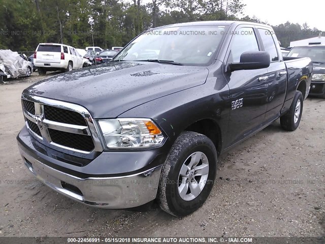 1C6RR7GG7HS583523 - 2017 RAM 1500 SLT GRAY photo 2