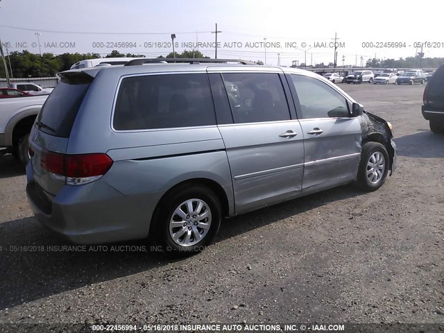 5FNRL38649B039665 - 2009 HONDA ODYSSEY EXL ვერცხლისფერი ფოტო 4