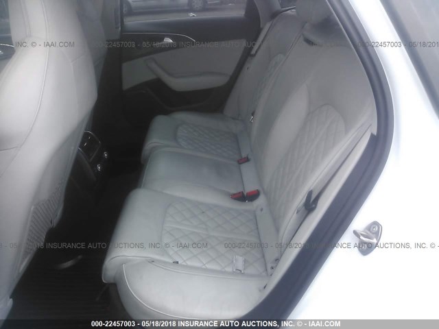 WAUF2AFC8DN036651 - 2013 AUDI S6 WHITE photo 8