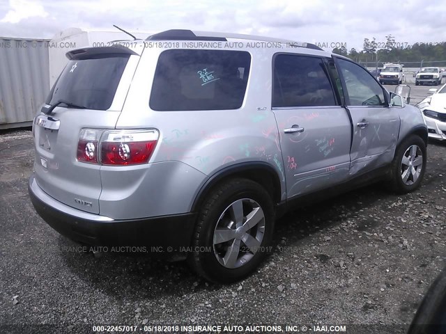 1GKKVSED2BJ243313 - 2011 GMC ACADIA SLT-2 SILVER photo 4