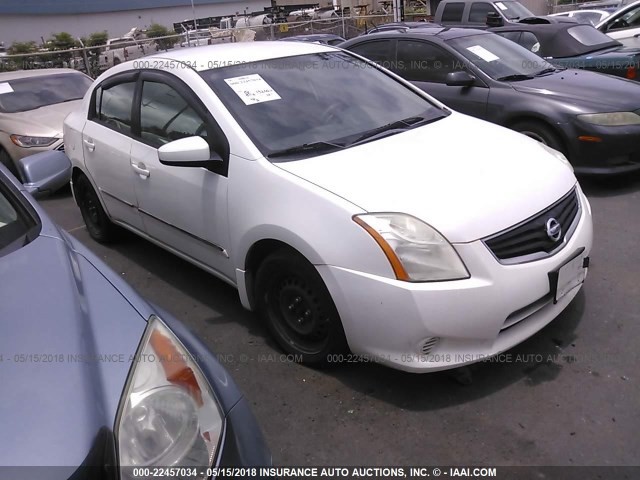 3N1AB6AP9AL608703 - 2010 NISSAN SENTRA 2.0/2.0S/SR/2.0SL WHITE photo 1