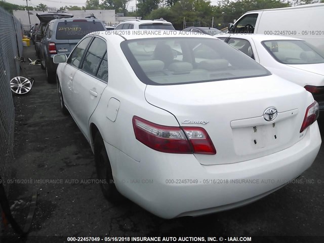 4T1BE46K19U917041 - 2009 TOYOTA CAMRY SE/LE/XLE WHITE photo 3