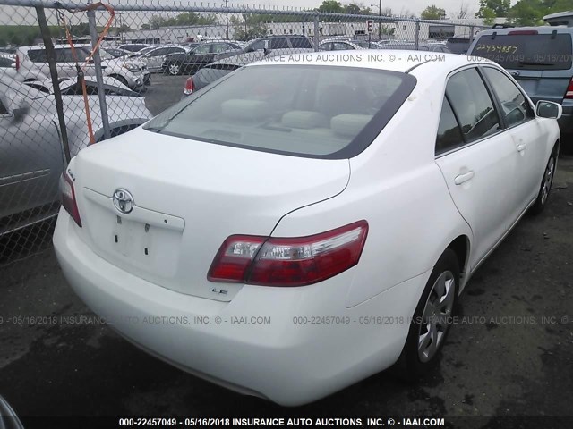 4T1BE46K19U917041 - 2009 TOYOTA CAMRY SE/LE/XLE WHITE photo 4