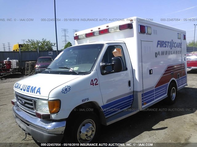 1FDWE35P34HB14340 - 2004 FORD ECONOLINE E350 SUPER DUTY CTWAY VAN Unknown photo 2