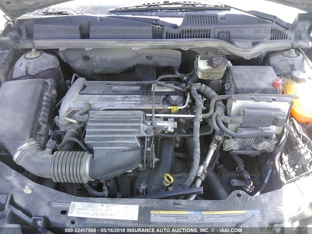 1G8AJ52F34Z188332 - 2004 SATURN ION LEVEL 2 GRAY photo 10