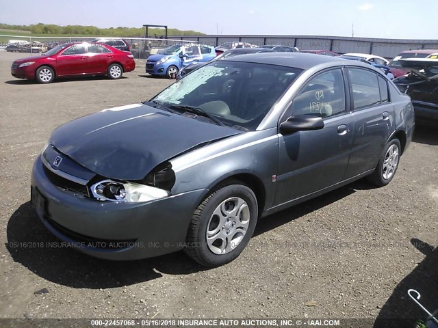 1G8AJ52F34Z188332 - 2004 SATURN ION LEVEL 2 GRAY photo 2