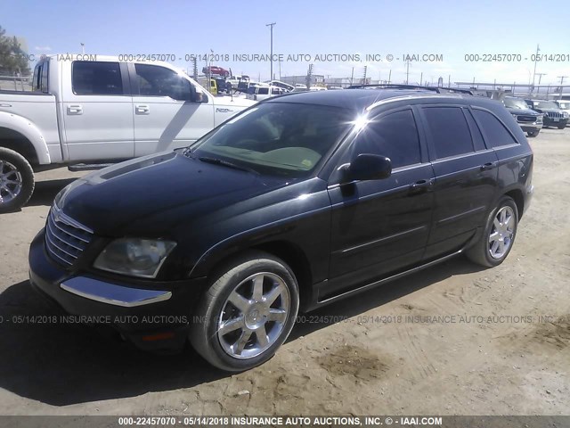 2A8GF78406R613191 - 2006 CHRYSLER PACIFICA LIMITED BLACK photo 2