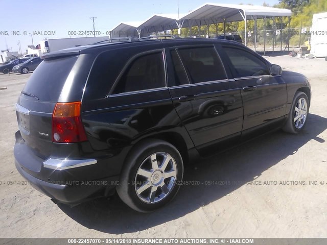 2A8GF78406R613191 - 2006 CHRYSLER PACIFICA LIMITED BLACK photo 4