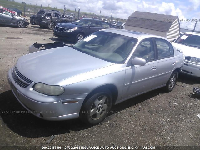 1G1NE52J63M685198 - 2003 CHEVROLET MALIBU LS ვერცხლისფერი ფოტო 2