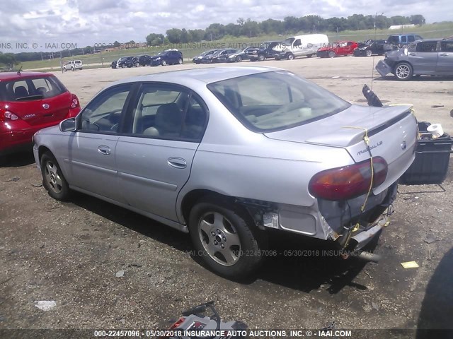 1G1NE52J63M685198 - 2003 CHEVROLET MALIBU LS ვერცხლისფერი ფოტო 3
