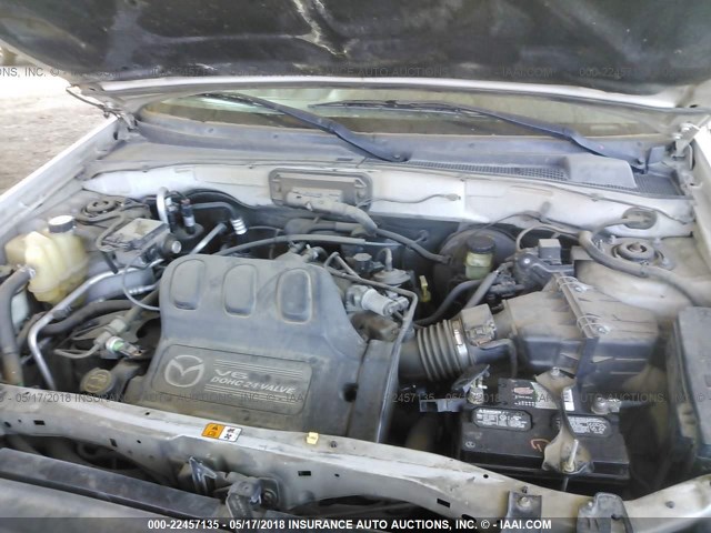 4F2CZ06124KM14796 - 2004 MAZDA TRIBUTE ES 银色 照片 10