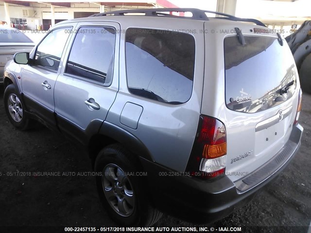 4F2CZ06124KM14796 - 2004 MAZDA TRIBUTE ES 银色 照片 3