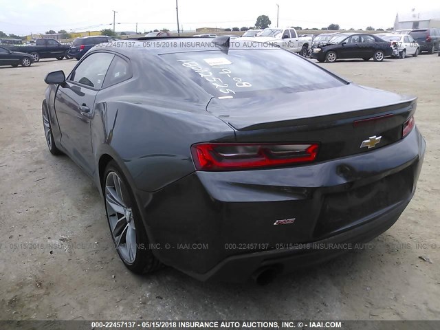 1G1FB1RSXJ0134684 - 2018 CHEVROLET CAMARO LT BLACK photo 3