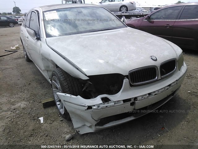 WBAGN635X4DS53509 - 2004 BMW 745 LI WHITE photo 1