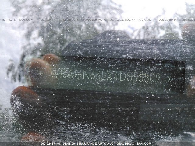 WBAGN635X4DS53509 - 2004 BMW 745 LI WHITE photo 9