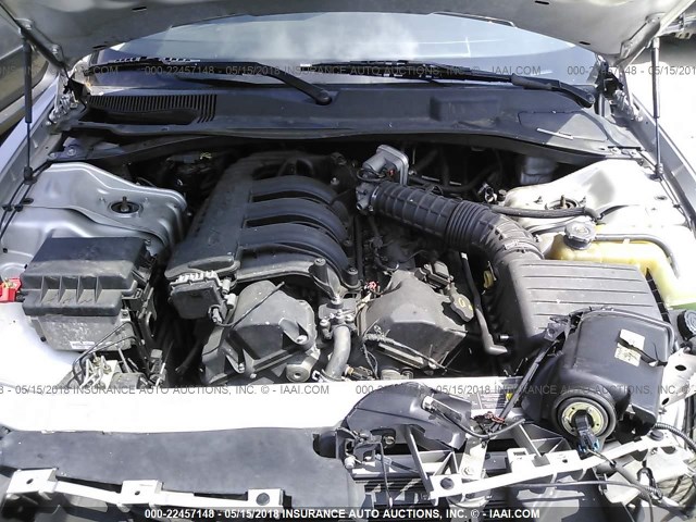 2D4FV48T05H617776 - 2005 DODGE MAGNUM SE SILVER photo 10