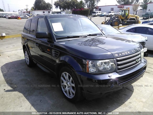 SALSK25487A117557 - 2007 LAND ROVER RANGE ROVER SPORT HSE Dark Blue photo 1