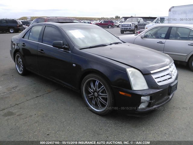 1G6DW677750234345 - 2005 CADILLAC STS BLACK photo 1