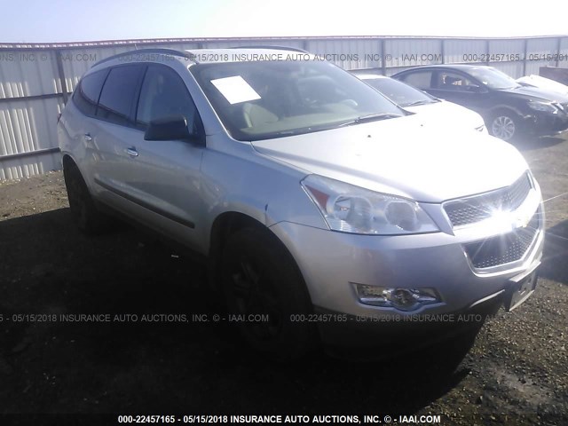 1GNKVEED2BJ103489 - 2011 CHEVROLET TRAVERSE LS SILVER photo 1