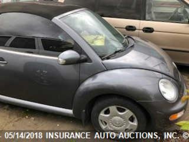3VWBM31Y05M364892 - 2005 VOLKSWAGEN NEW BEETLE GL 灰色 照片 1