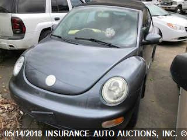3VWBM31Y05M364892 - 2005 VOLKSWAGEN NEW BEETLE GL 灰色 照片 2