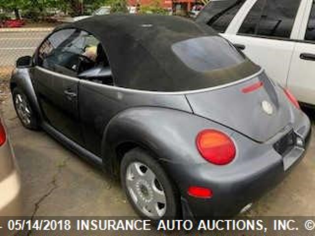 3VWBM31Y05M364892 - 2005 VOLKSWAGEN NEW BEETLE GL 灰色 照片 3