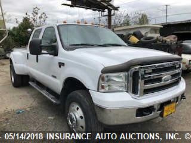 1FTWW33P66EC29880 - 2006 FORD F350 SUPER DUTY WHITE photo 1