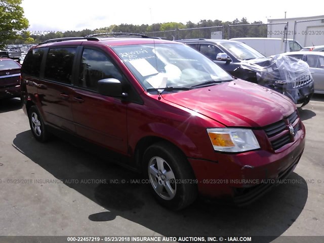 2D4RN4DE6AR191827 - 2010 DODGE GRAND CARAVAN SE RED photo 1