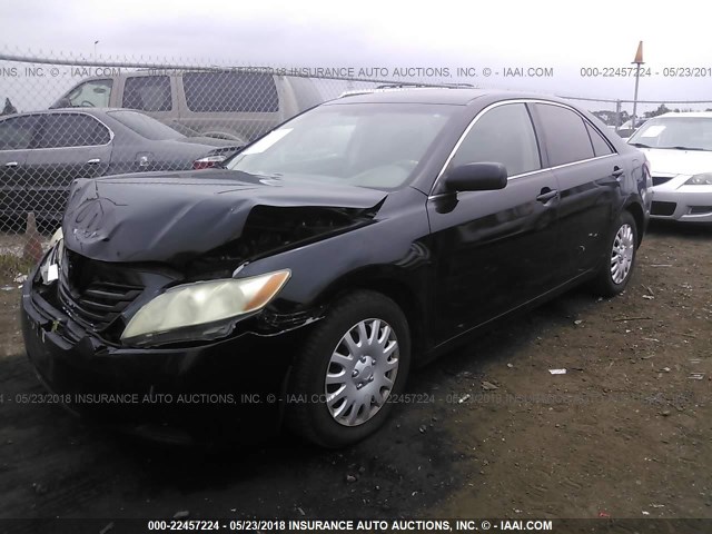 4T1BE46K47U136009 - 2007 TOYOTA CAMRY NEW GENERAT CE/LE/XLE/SE BLACK photo 2