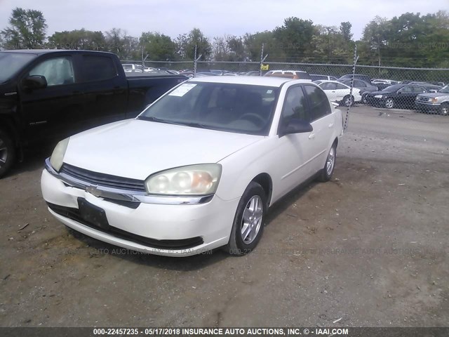 1G1ZT54834F224547 - 2004 CHEVROLET MALIBU LS WHITE photo 2