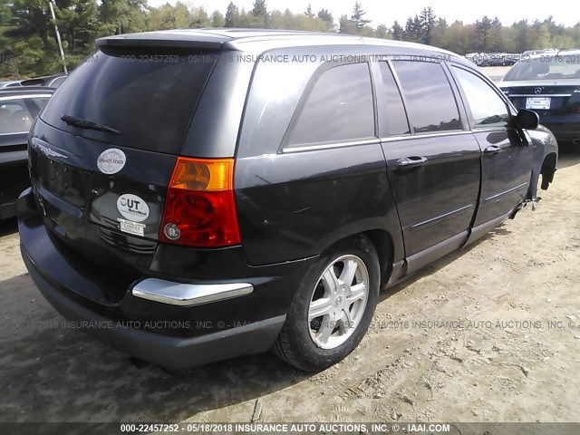 2C4GF68405R278529 - 2005 CHRYSLER PACIFICA TOURING BLACK photo 4