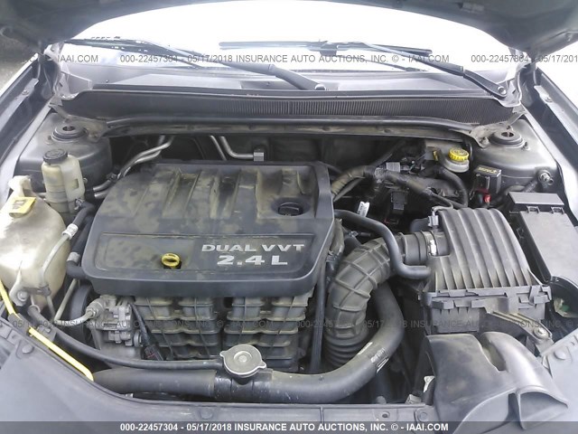 1C3CDZCB4CN251537 - 2012 DODGE AVENGER SXT GRAY photo 10