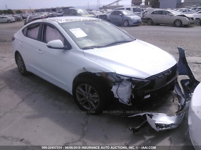 5NPD84LFXJH303924 - 2018 HYUNDAI ELANTRA SEL/VALUE/LIMITED WHITE photo 1