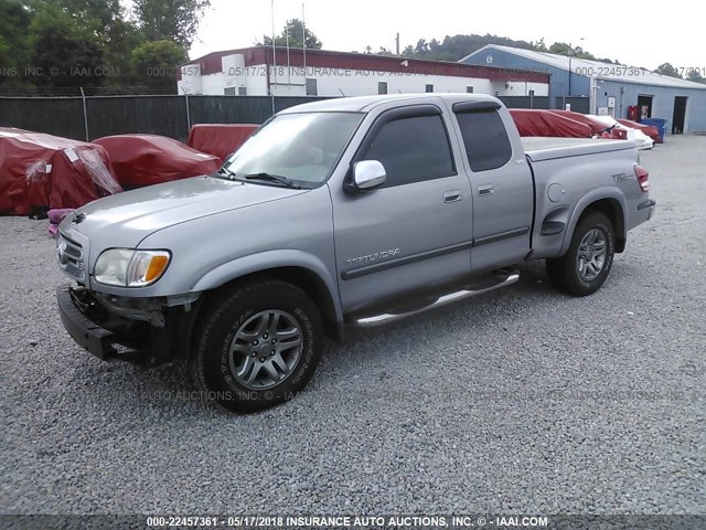 5TBRT34163S403364 - 2003 TOYOTA TUNDRA ACCESS CAB SR5 SILVER photo 2