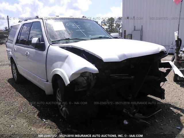 1FMJU1K50CEF14781 - 2012 FORD EXPEDITION LIMITED WHITE photo 1