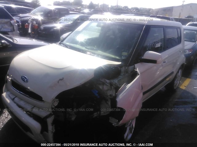 KNDJT2A24B7344741 - 2011 KIA SOUL +/!/SPORT CREAM photo 2