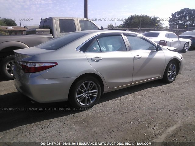 4T1BF1FK7GU225102 - 2016 TOYOTA CAMRY LE/XLE/SE/XSE 棕色 照片 4