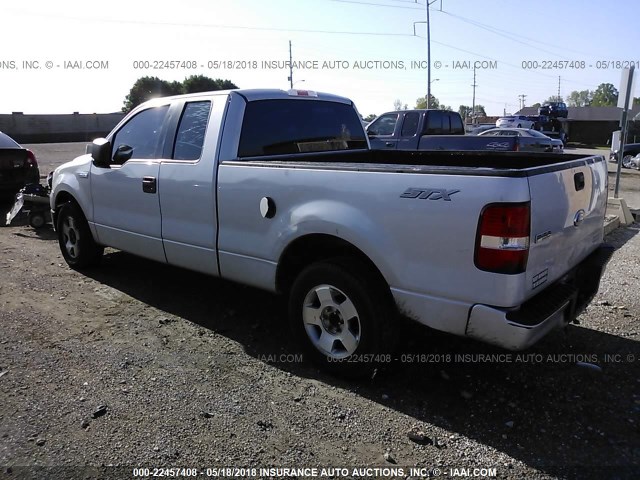 1FTRX12W86NA51008 - 2006 FORD F150 GRAY photo 3