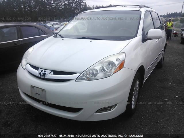 5TDBK22C09S024864 - 2009 TOYOTA SIENNA XLE/XLE LIMITED WHITE photo 2