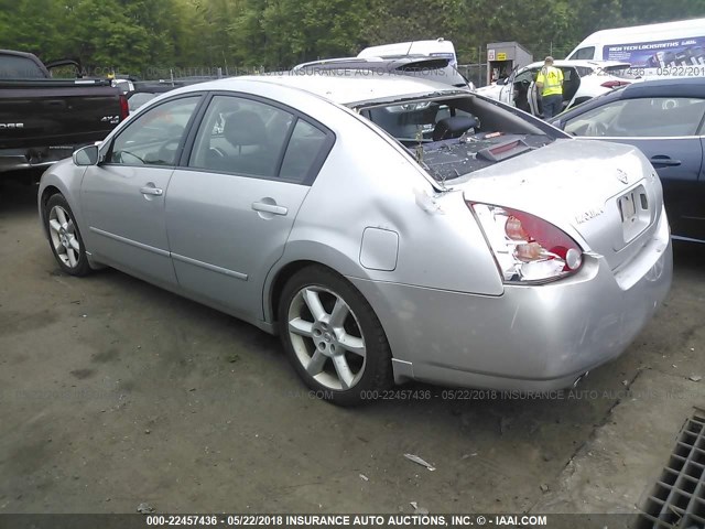 1N4BA41E54C809995 - 2004 NISSAN MAXIMA SE/SL SILVER photo 3