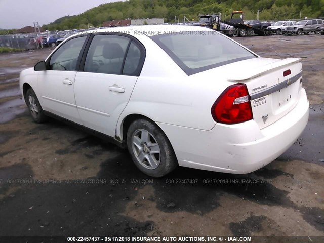 1G1ZT54845F289263 - 2005 CHEVROLET MALIBU LS 白色 照片 3