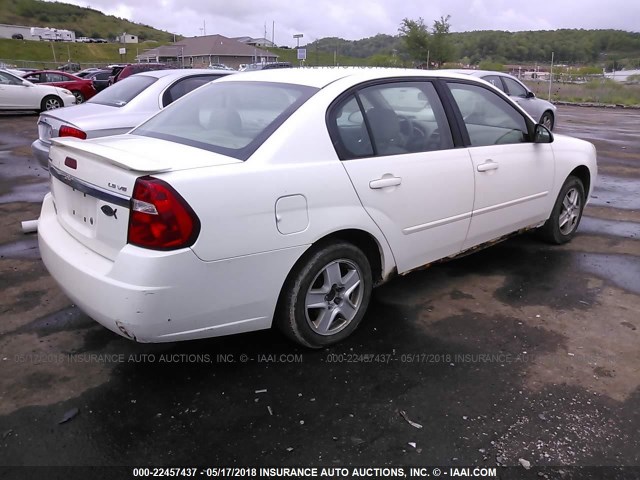 1G1ZT54845F289263 - 2005 CHEVROLET MALIBU LS 白色 照片 4