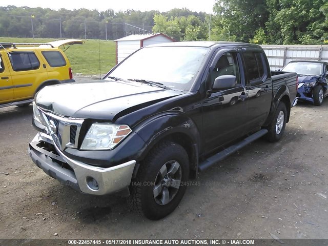 1N6AD0EV6AC421425 - 2010 NISSAN FRONTIER CREW CAB SE/LE/NISMO BLACK photo 2