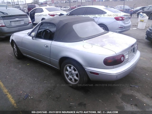 JM1NA3511L0146966 - 1990 MAZDA MX-5 MIATA Gümüş foto 3