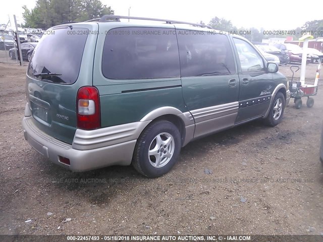 1GMDX03E9YD115037 - 2000 PONTIAC MONTANA GREEN photo 4