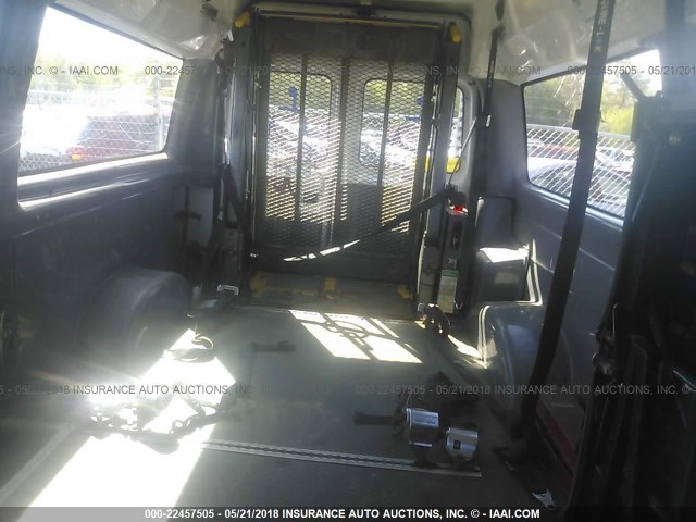 1FTNE24W28DA92248 - 2008 FORD ECONOLINE E250 VAN WHITE photo 8