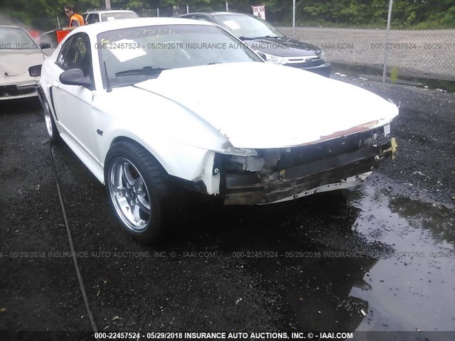 1FAFP42X12F186533 - 2002 FORD MUSTANG GT WHITE photo 6