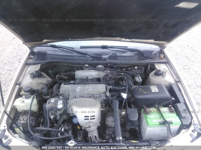 4T1BG22KXWU300043 - 1998 TOYOTA CAMRY CE/LE/XLE 金色 照片 10